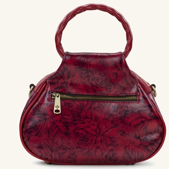 Patricia Nash etched roses collection, Crossbody bag, gorgeous red design, new - Picture 2 of 13